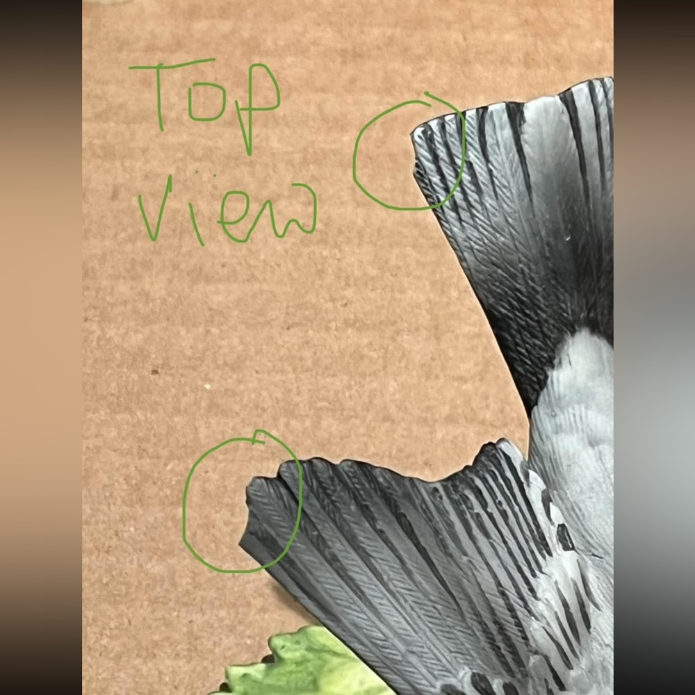 LENOX Tufted Titmouse Figurine—READ Description! - Picture 5 of 7